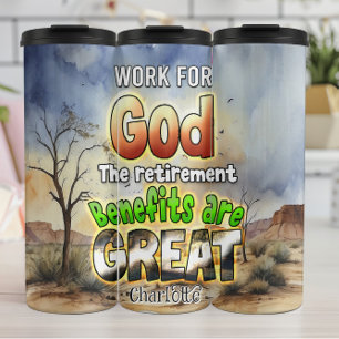 Werk voor God: grote voordelen Thermosbeker