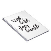 Werk voor hardvochtigheid - Minimale prijsopgave v Notitieboek (Rechterzijde)