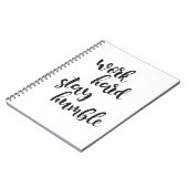 Werk voor hardvochtigheid - Minimale prijsopgave v Notitieboek (Linkerzijde)