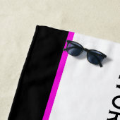 Werk voor IT - Battle Ropes Fitness Black en White Strandlaken (In situ)