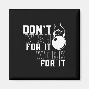 Werk voor IT Gewichtheffen Workout Gym Fitness Tra Magneet