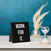 Werk voor IT - Gym, Hustle, Succes, Motivatie Fotoplaat (Insitu)