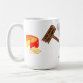 Werk voor kaas koffiemok (Links)