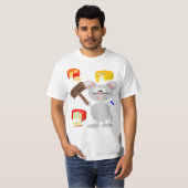Werk voor kaas t-shirt (Voorkant volledig)