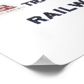 Werk voor oom Sam - als Spoorwegbureau Clerk Poster (Hoek)