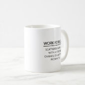 Werk Voorspelling Medewerker Sarcasme Koffiemok (Voorkant rechts)