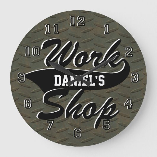 Werk winkelen aanpassen grote klok (Voorkant)