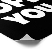 Werk zo hard dat je haters je koffie gaan aanbiede poster (Hoek)