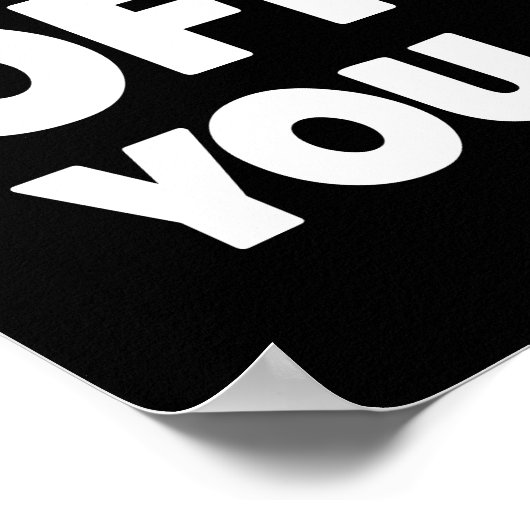 Werk zo hard dat je haters je koffie gaan aanbiede poster (Hoek)