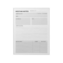  werkbalk Memo Planner voor vergaderingsnotities