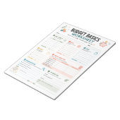 Werkblad Budget Basis Notitieblok (Schuin)