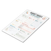 Werkblad Budget Basis Notitieblok (Schuin)