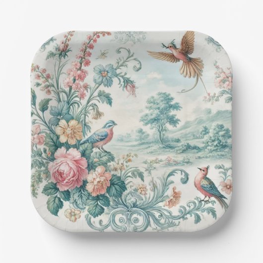 werkbloemen papieren bordje (Voorkant)