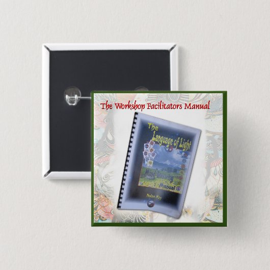 Werkboek Vierkante Button 5,1 Cm (Voorkant /achterkant)