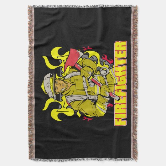 Werkbrandweerman Deken (Voorkant Verticaal)