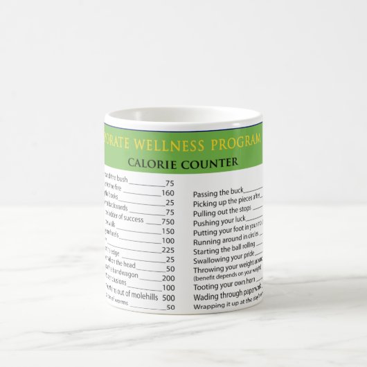 Werkcalorieën Koffiemok (Center)