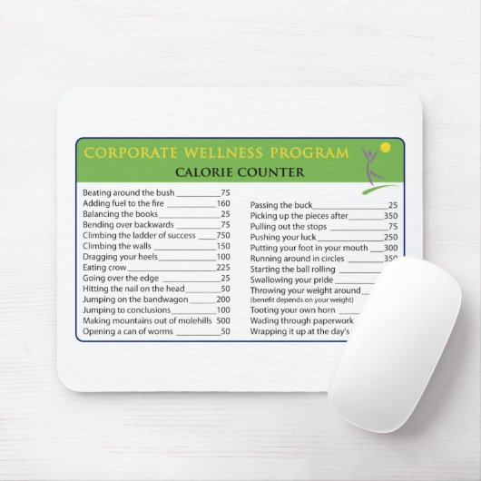 Werkcalorieën Muismat (Met muis)