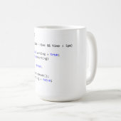 Werkdag oneindig terwijl het Lopen Koffiemok (Voorkant rechts)