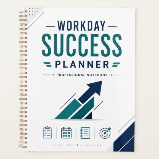 Werkdag Succes Planner Professionele Notitieboek  (Voorkant)