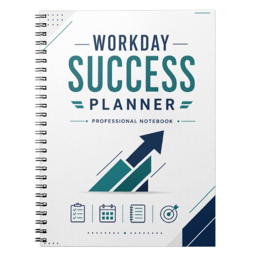 Werkdag Succes Planner Professionele Notitieboek (Voorkant)