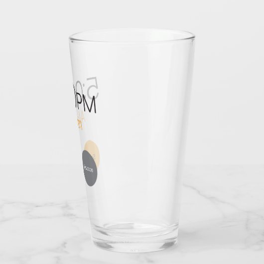 Werkdagalarm op de Mok van glas (Links)