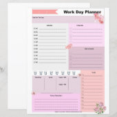 Werkdagplanning (Voorkant / Achterkant)