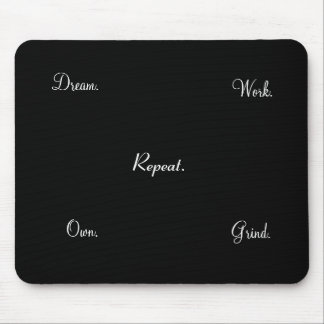 Werkdromen eigen Inspirerend Mousepad Muismat