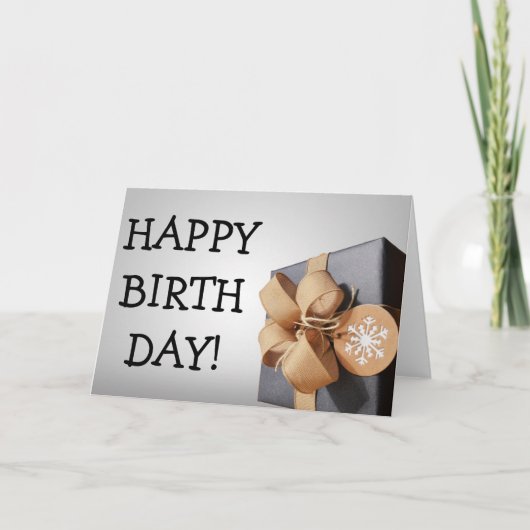 Werkelijk, werkelijk grote "GELUKKIGE VERJAARDAG" Kaart (Voorkant)