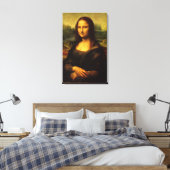 Werkelijke grootte Leonardo da Vinci Mona Lisa Pri Canvas Afdruk (Insitu (Slaapkamer))