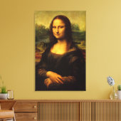Werkelijke grootte Leonardo da Vinci Mona Lisa Pri Canvas Afdruk (Insitu (Woonkamer))