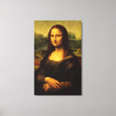 Werkelijke grootte Leonardo da Vinci Mona Lisa Pri Canvas Afdruk (Voorkant)