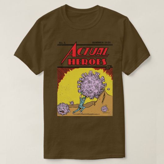 Werkelijke helden t-shirt (Design voorkant)