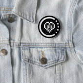 Werkelijke raoo401-badge (Button) Ronde Button 5,7 Cm (In situ)