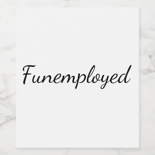 Werkelijke wijnfles Etiket (Enkel label)