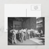 Werken aan de bananenboot - Vintage Briefkaart (Voorkant / Achterkant)