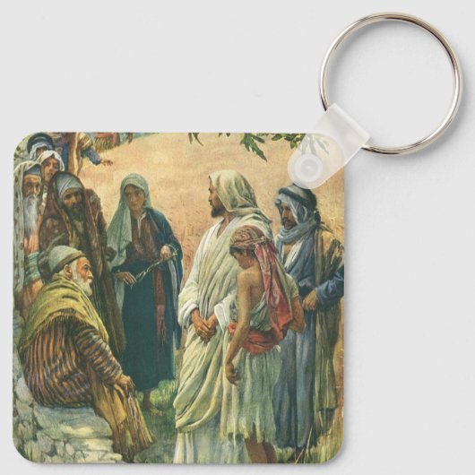 Werken aan de Sabbat, religie Sleutelhanger (Achterkant)