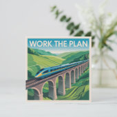 Werken Aan Het Plan Kaart (Staand voorkant)