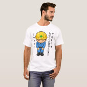 Werken aan het "Sa line" geluid T-shirt (Voorkant volledig)