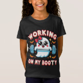 Werken aan mijn bodybuilder bodybuilding werk t-shirt (Voorkant)