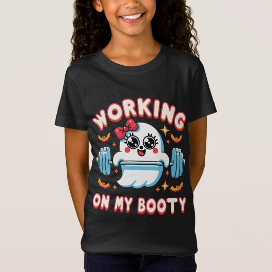 Werken aan mijn bodybuilder bodybuilding werk t-shirt (Voorkant)