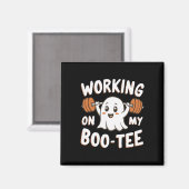 Werken aan mijn Boo-T-shirt Magneet (Voorkant / Achterkant)