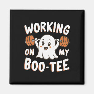 Werken aan mijn Boo-T-shirt Magneet