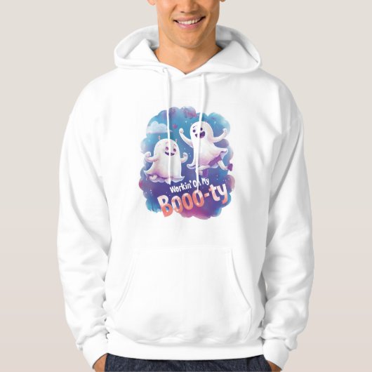 Werken aan mijn booty hoodie (Voorkant)