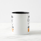 Werken aan mijn booty Schattige Halloween Mok (Midden)