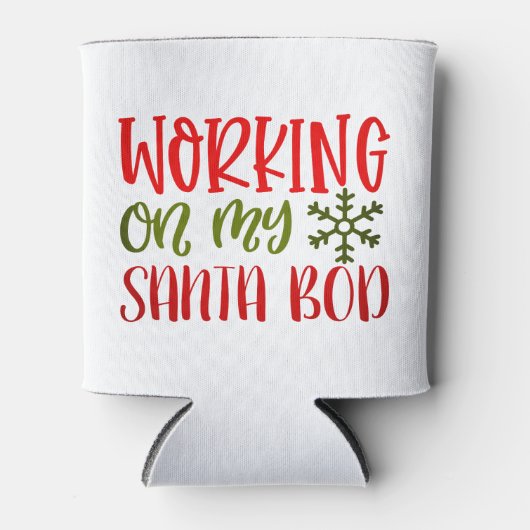 Werken aan mijn kerstlichaam | Kerstmis Blikjeskoeler (Voorkant)