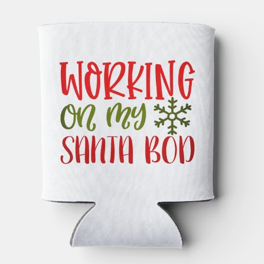 Werken aan mijn kerstlichaam | Kerstmis Blikjeskoeler (Achterkant)