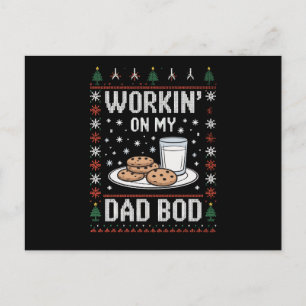 Werken Aan Mijn Vader Lichaam Vader Kerstmis Horre Feestdagenkaart