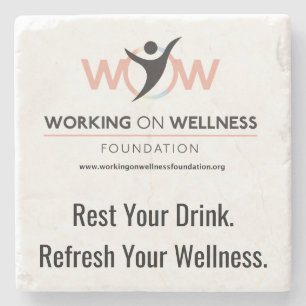 Werken aan Wellness Foundation Beschermende Onderz Stenen Onderzetter