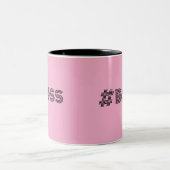 Werken als een baas Ontwerp Koffie Mok (Center)