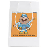 Werken als mechanische Humor Medium Cadeauzakje (Achterkant)